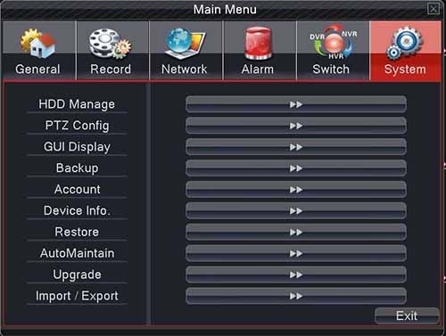 Menu-system-đầu-ghi-camera-samtech