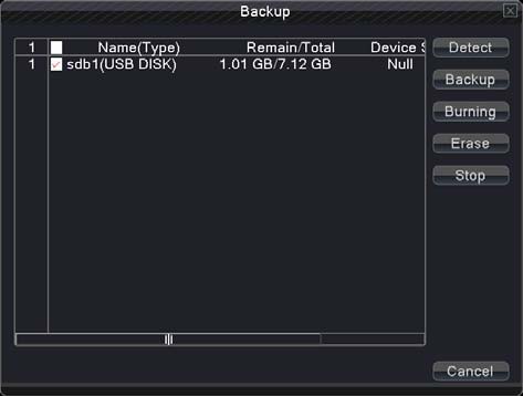 Sao lưu back up dữ liệu đầu ghi camera samtech