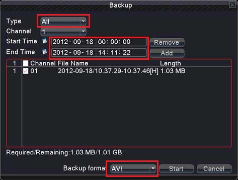 Sao lưu backup dữ liệu đầu ghi camera samtech